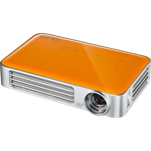 Vivitek - 720p Wireless DLP Projector - Orange - Angle