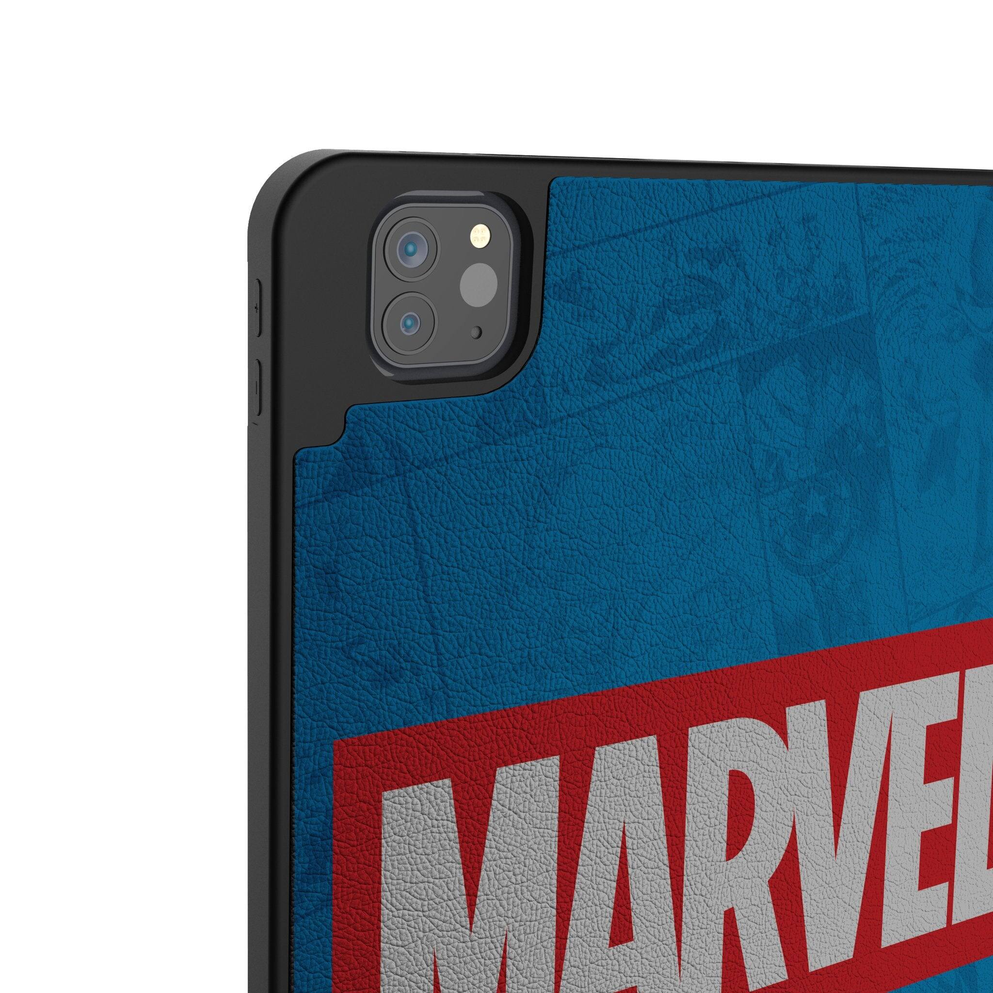 Left. Keyscaper - Marvel Logo Tablet Case - Apple iPad Pro 11in (3rd/2nd/1st Gen) - Marvel.