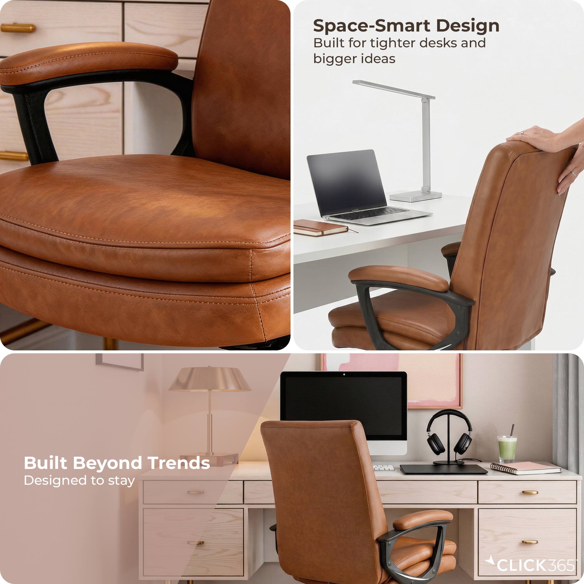 Space-Smart Design  
Built for tighter desks and bigger ideas  

Built Beyond Trends  
Designed to stay  

CLICK365