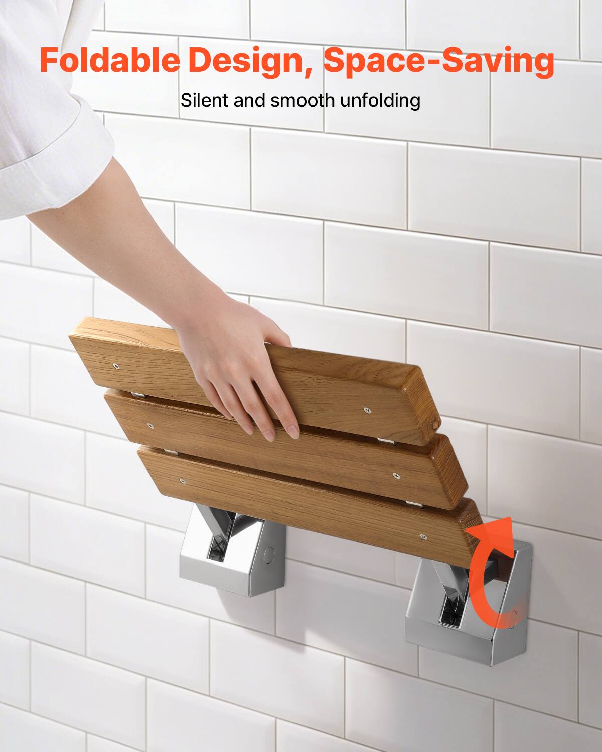 Foldable Design, Space-Saving  
Silent and smooth unfolding