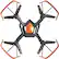 Alt View 12. Protocol - Dronium One AP Drone with Remote Controller - Orange/Black.