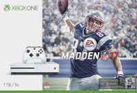 Front Zoom. Microsoft - Xbox One S 1TB Madden NFL 17 Console Bundle with 4K Ultra HD Blu-ray™ - White.
