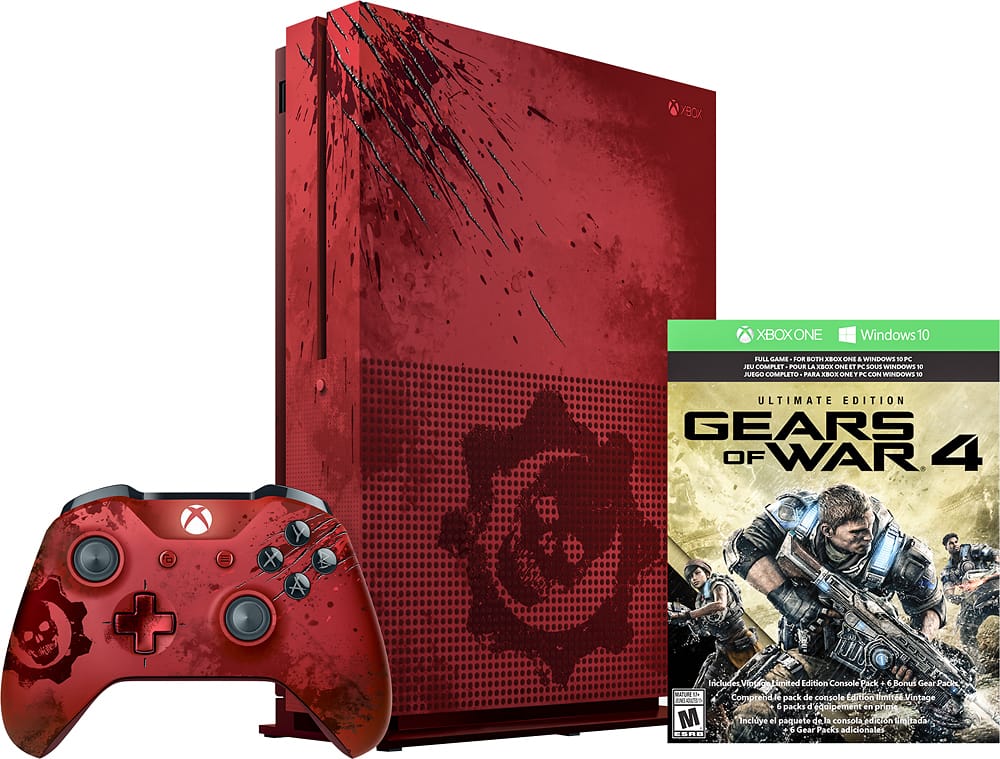 Microsoft Xbox One S 2TB Console Gears of War 4  - Best Buy