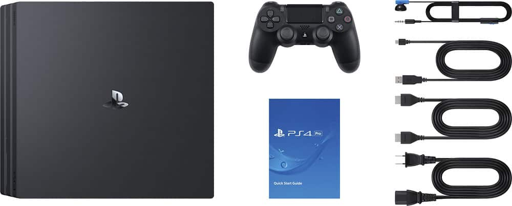 Best Buy: Sony PlayStation 4 Pro Console Jet Black 3003346