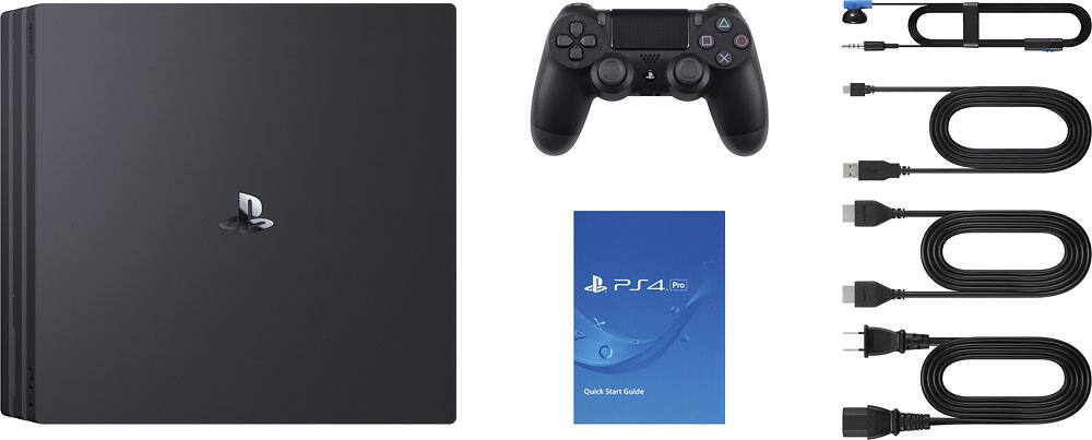 Sony PlayStation 4 Pro Console Jet Black 3003346 - Open Box - Best Buy