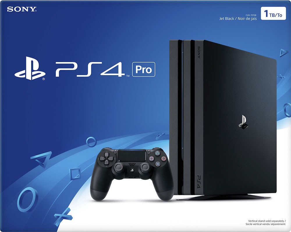 Best Buy: Sony PlayStation 4 Pro Console Jet Black 3003346