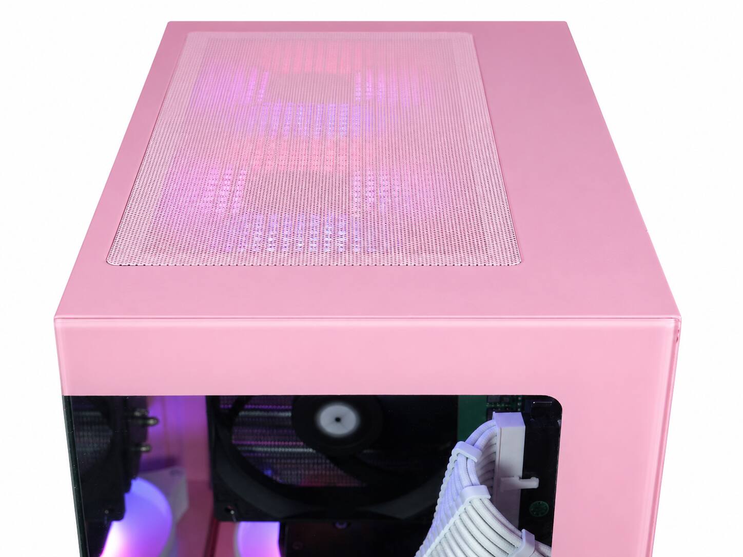 Alt View 1. ViprTech - ViprTech Stryker 2.0 Gaming PC - AMD Ryzen 7, AMD RX 580 8GB, 32GB DDR4, 1TB SSD, Desktop Computer, Icon Pink - Icon Pink.