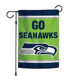 WinCraft - Seattle Seahawks 2-Sided 12'' x 18'' Garden Flag - Multicolor