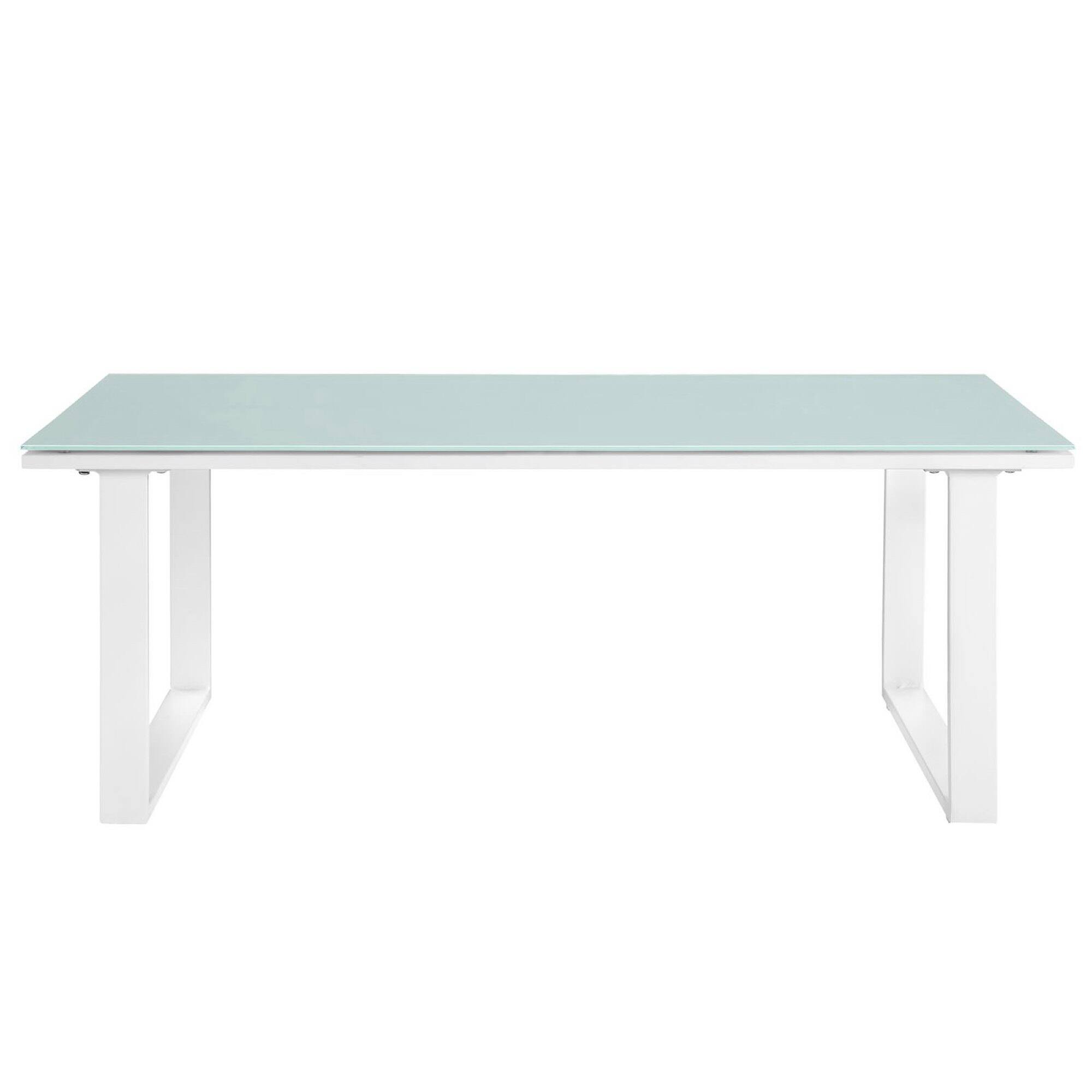 Left. Modway - Fortuna Outdoor Patio Coffee Table by Modway - White.