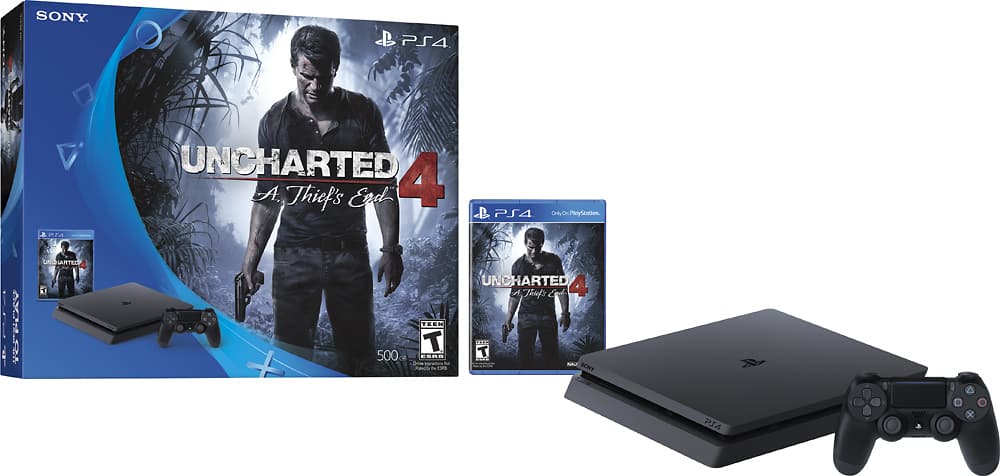 Sony PlayStation 4 Console Uncharted 4: A Thief's End Bundle Black 3001504  - Best Buy