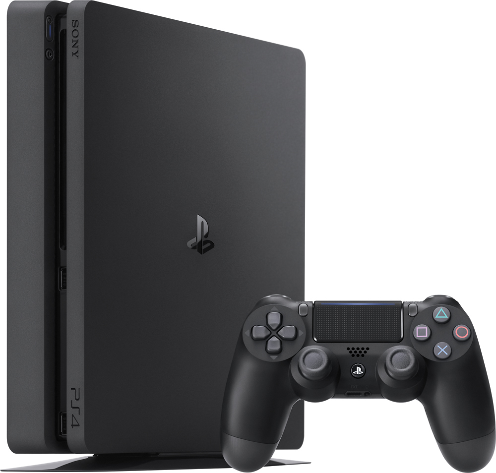 PlayStation 4 Slim 1000GB - Jet black + Uncharted 4: A Thief´s End + Grand  Theft Auto V