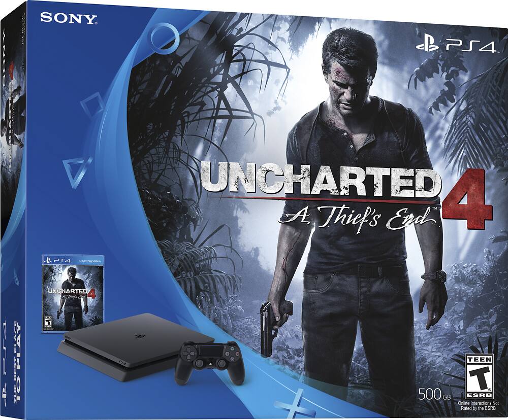 Best Buy: Sony PlayStation 4 Console Uncharted 4: A Thief's End Bundle  Black 3001504