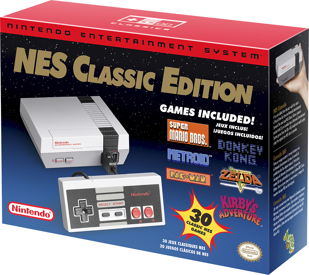 Best Buy: Nintendo Entertainment System: NES Classic Edition CLVSNESA
