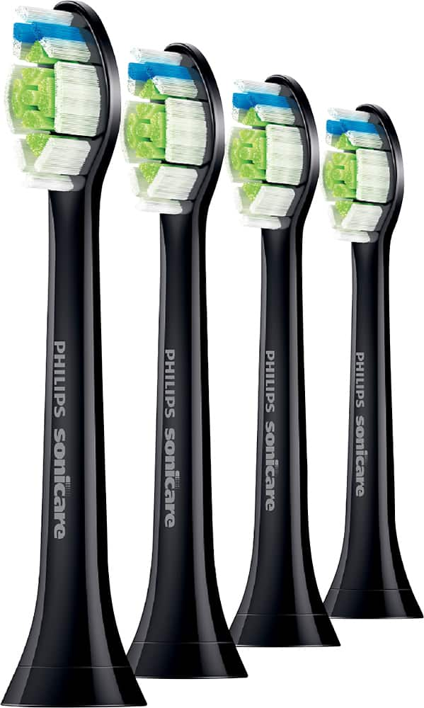 Best Buy: Philips Sonicare Diamond Clean Brush Heads (4-Pack) Black ...