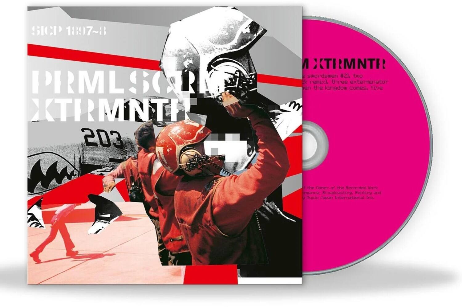 SICP 1897~8  
PRMLSORA XTRMNTI 203  
M  
sin swordsmen #21. two ck remix]. three exterminator en the kingdom comes. five  
the Owner of the Recorded Work ormance, Broadcasting, Renting and Music Japan International Inc.