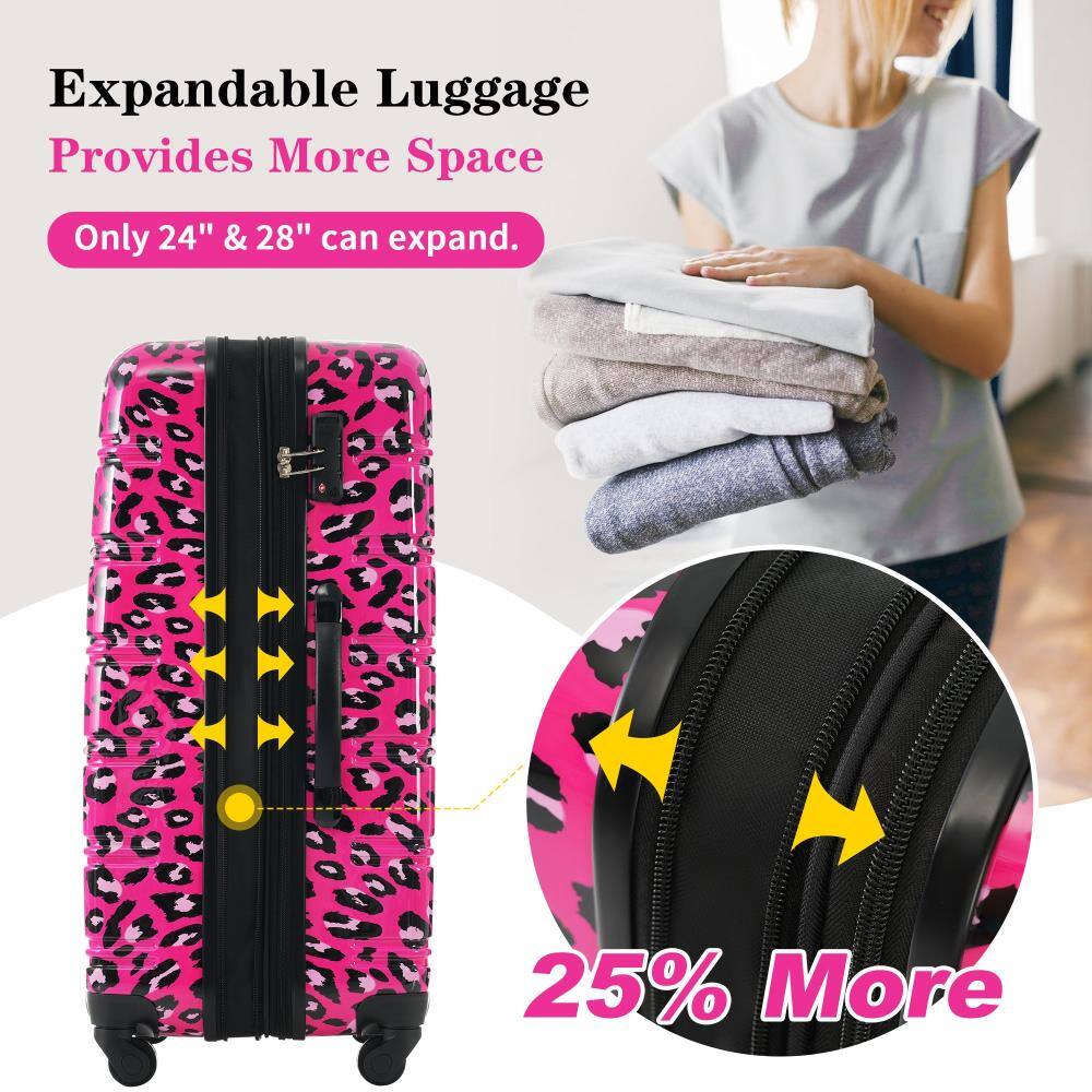 Expandable Luggage Provides More Space  
Only 24" & 28" can expand.  
25% More