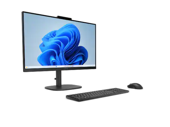 Front. HP - HP OmniStudio All-in-One Computer 23.8" FHD Intel N-series, 16 GB;512 GB SSD - Jet black.