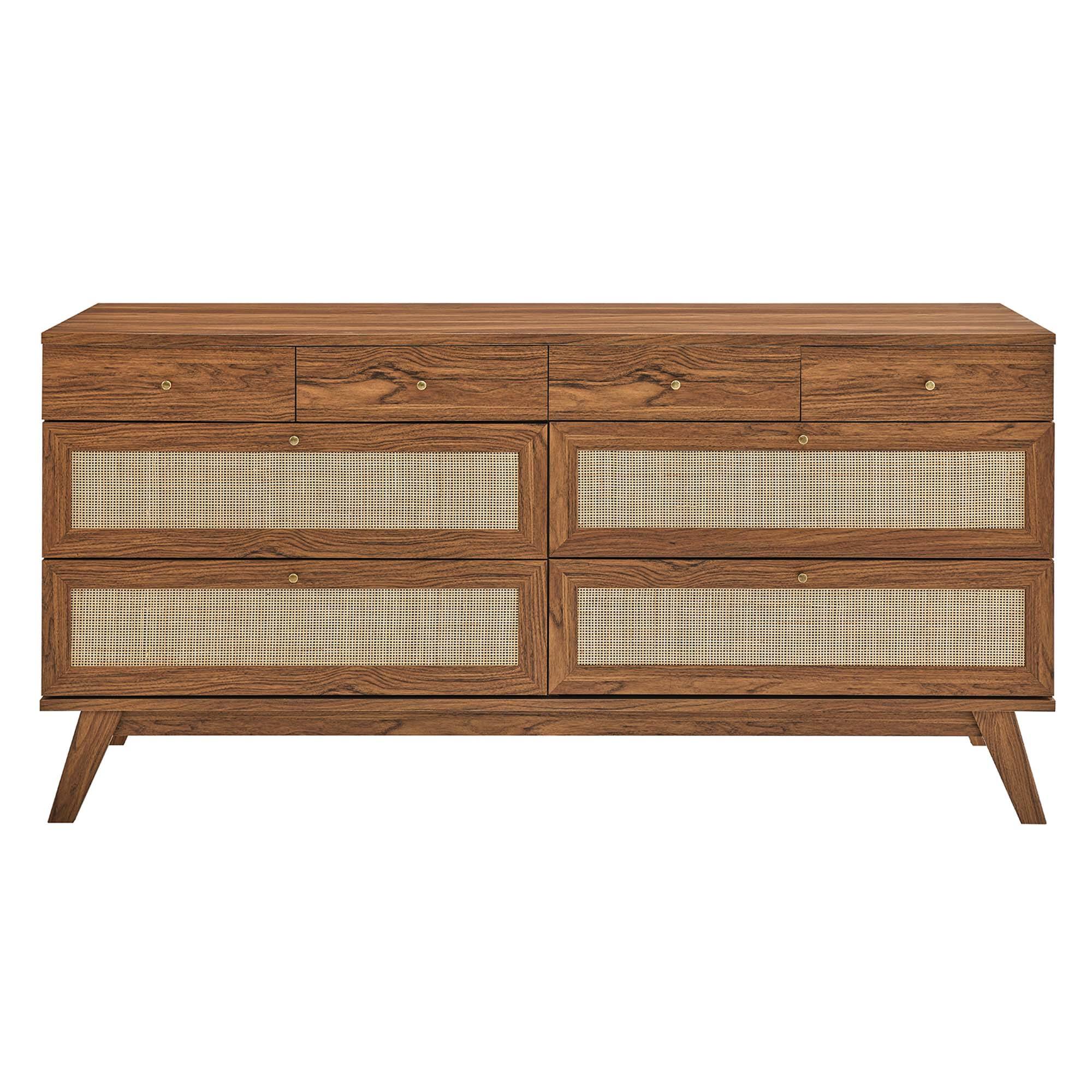 Alt View 2. Modway - Soma 8-Drawer Dresser by Modway - Walnut.