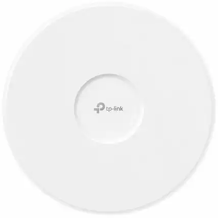 Front. TP-Link - Omada EAP723 Dual Band Wi-Fi 7 IEEE 802.11 a/b/g/n/ac/ax/be 5 Gbit/s Wireless Access Point - 2.40 GHz, 5 GHz - 4 x - Unknown.
