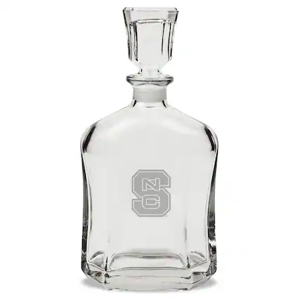 Front. Jardine - NC State Wolfpack 23.75oz. Crystal Decanter - Multicolor.