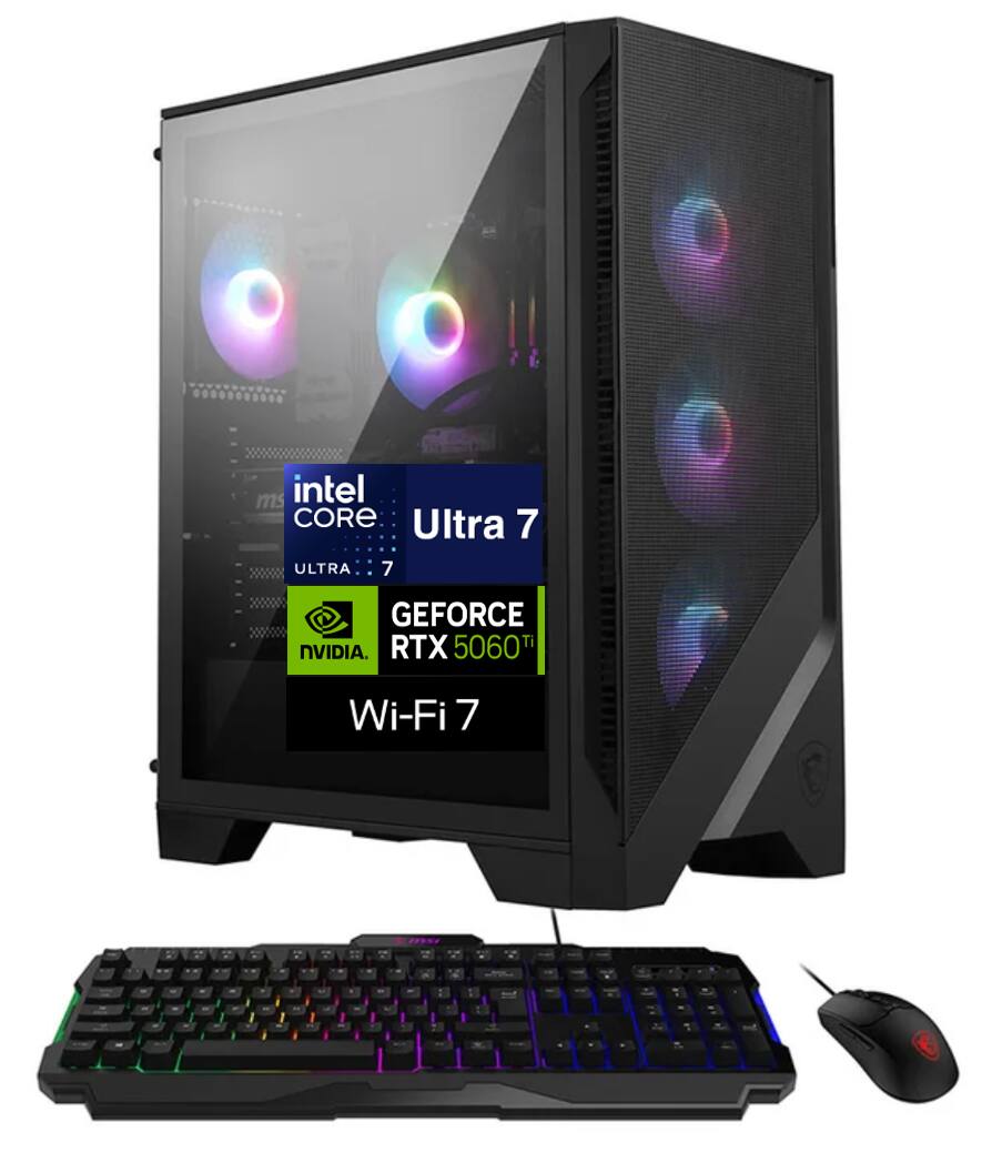 MSI Codex R2 AI 2nd Desktop PC (Intel Ultra 7 265, 64GB DDR5, 2TB