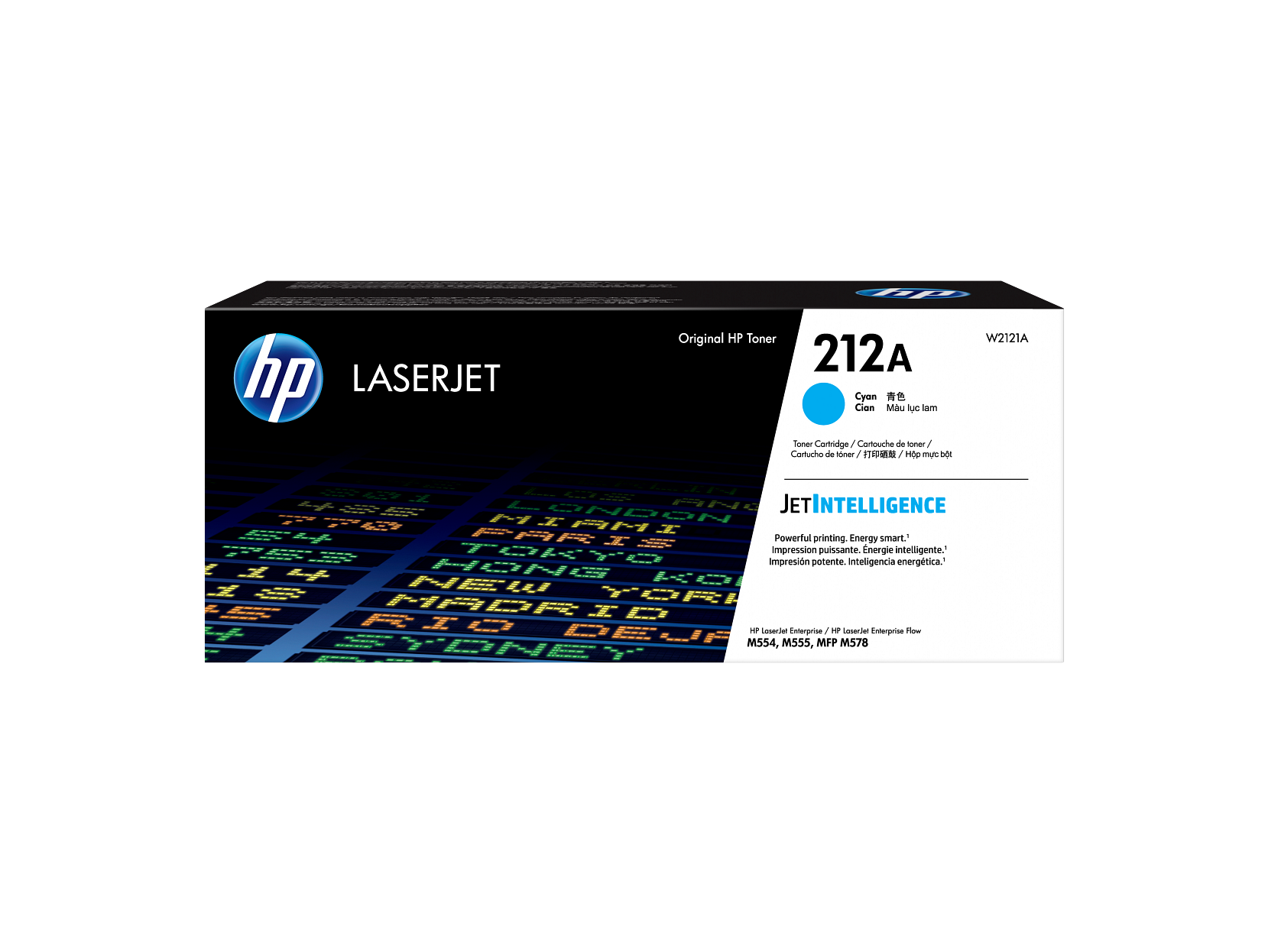 HP - 212A Original LaserJet Toner Cartridge, ~4,500 pages, W2121A - Cyan