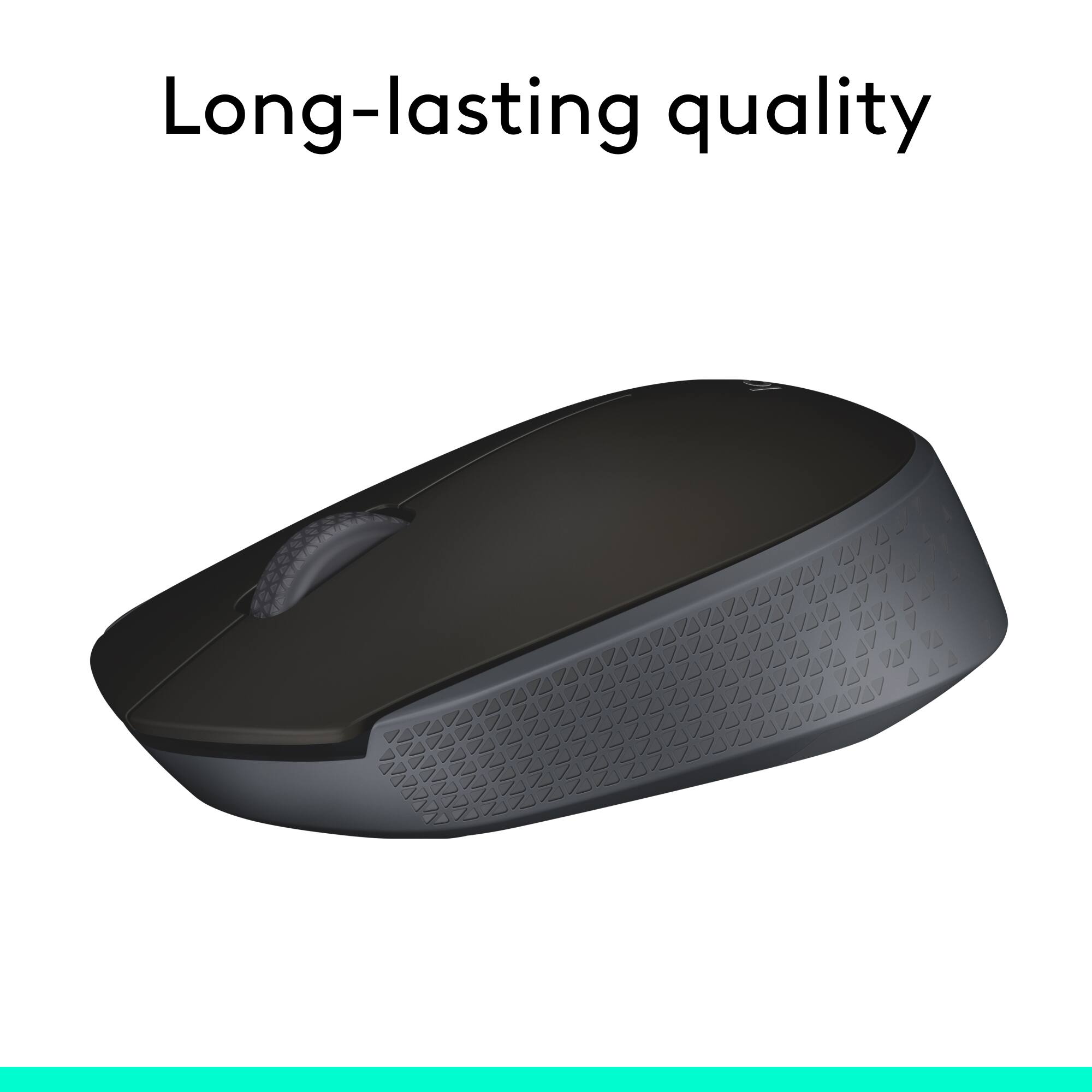 Logitech - M170 Wireless Compact Optical Ambidextrous Mouse - Black