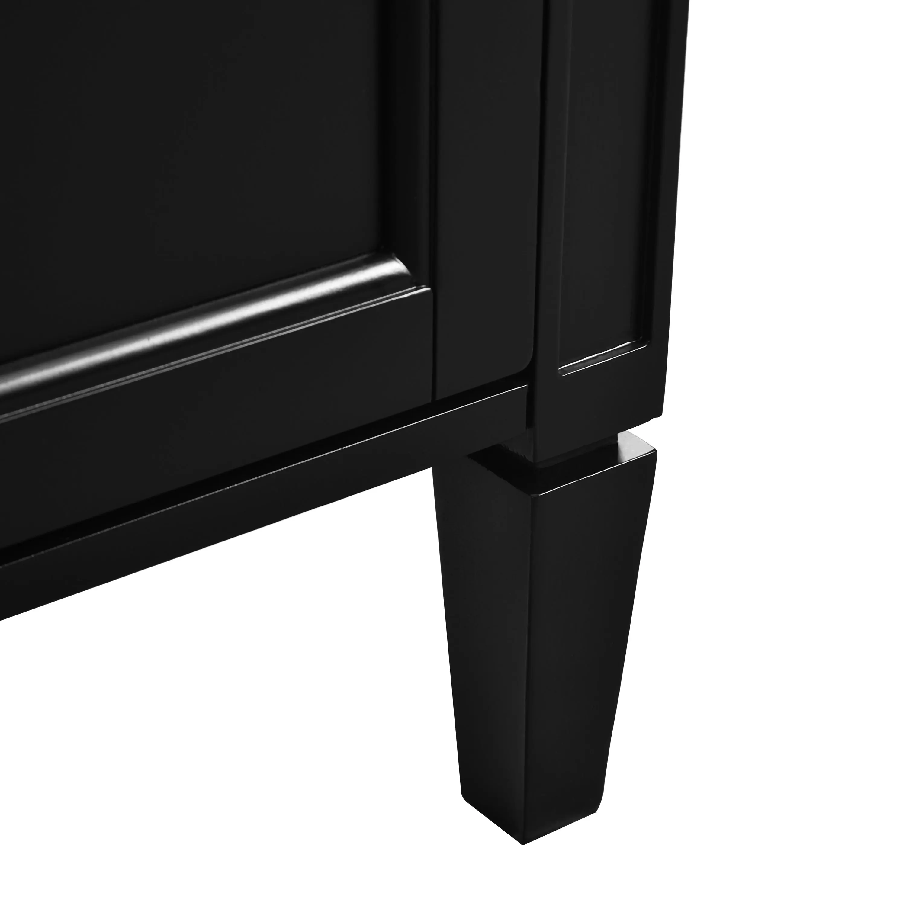 Alt View 7. Boyel Living - 36 Inch Modern Bathroom Vanity Cabinet Two Drawers Tip Out No Sink Black - Black.