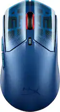Front. HyperX - Pulsefire Haste 2 S Lightweight Wireless Optical Gaming Mouse with RGB Lighting - Navy.