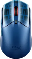 HyperX - Pulsefire Haste 2 S Lightweight Wireless Optical Gaming Mouse with RGB Lighting - Wireless - Navy - Front_Zoom