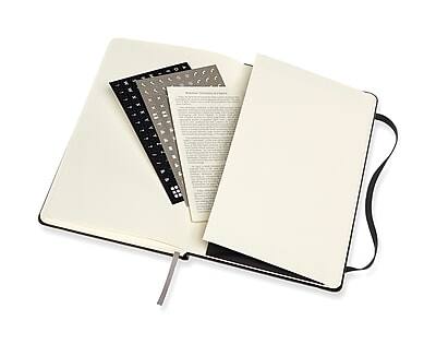 Alt View 4. Moleskine - Professional Notebooks, 5" x 8.25", College Ruled, 120 Sheets - Black.