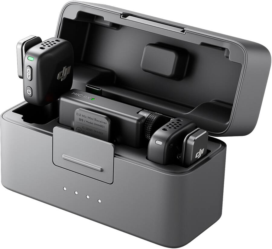 【ほぼ未使用】DJI mic mini DJI Mic Mini Wireless Omnidirectional Microphone System