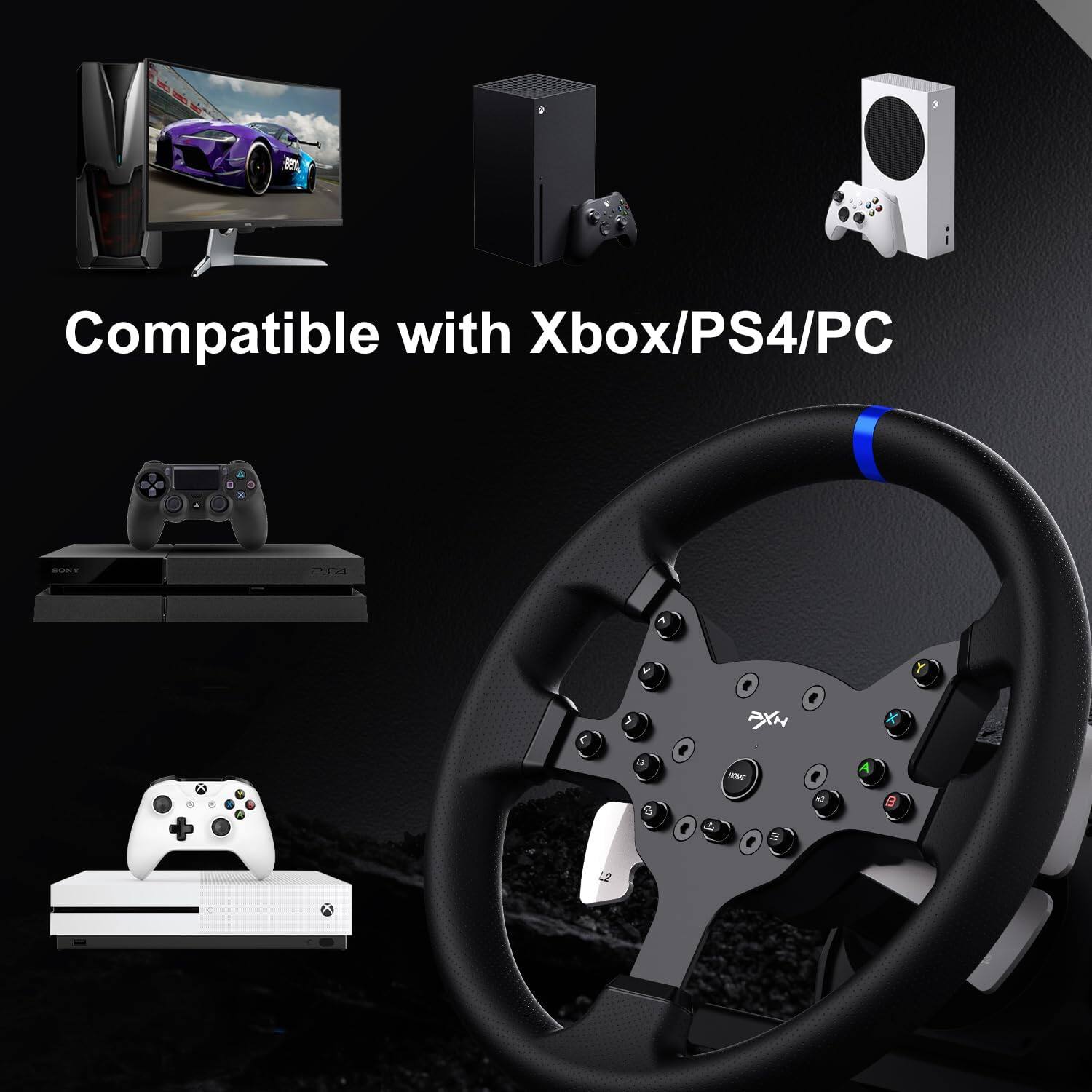 Compatible with Xbox/PS4/PC