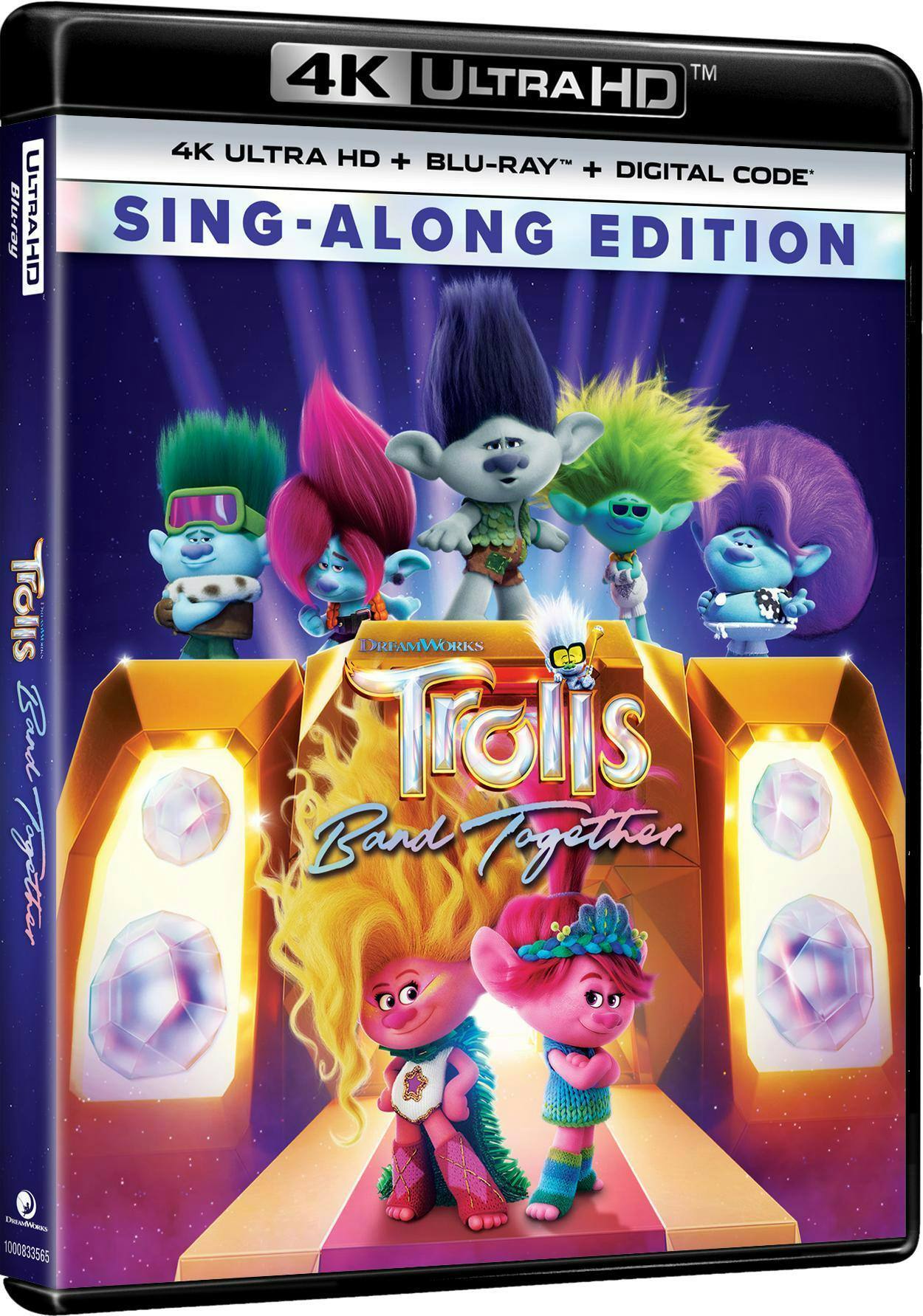 Angle. Trolls Band Together   - 4K Blu-Ray.