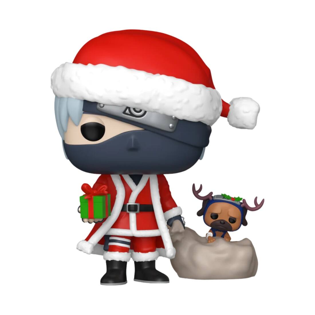 Angle. Funko - Funko Pop! Naruto Shippuden: Holiday Kakashi Hatake with Pakkuni - Multicolor.