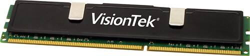 Front Standard. VisionTek - Black Label LP 4GB PC3-12800 DDR3 DIMM Desktop Memory.