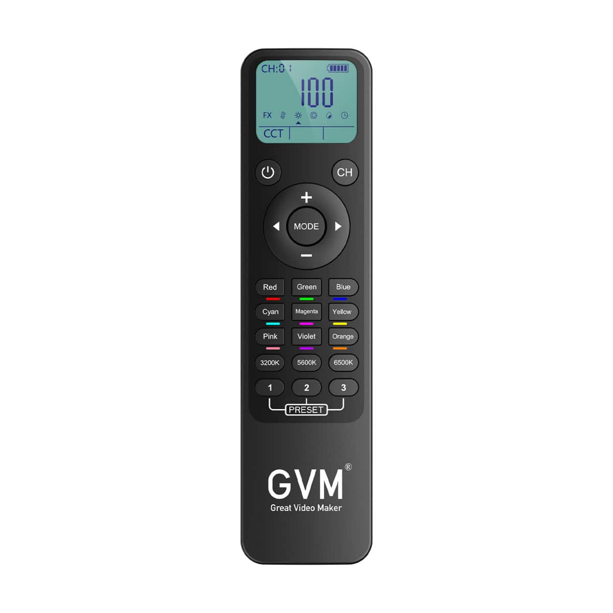 GVM - Multi-function Remote Control for Photography Light
