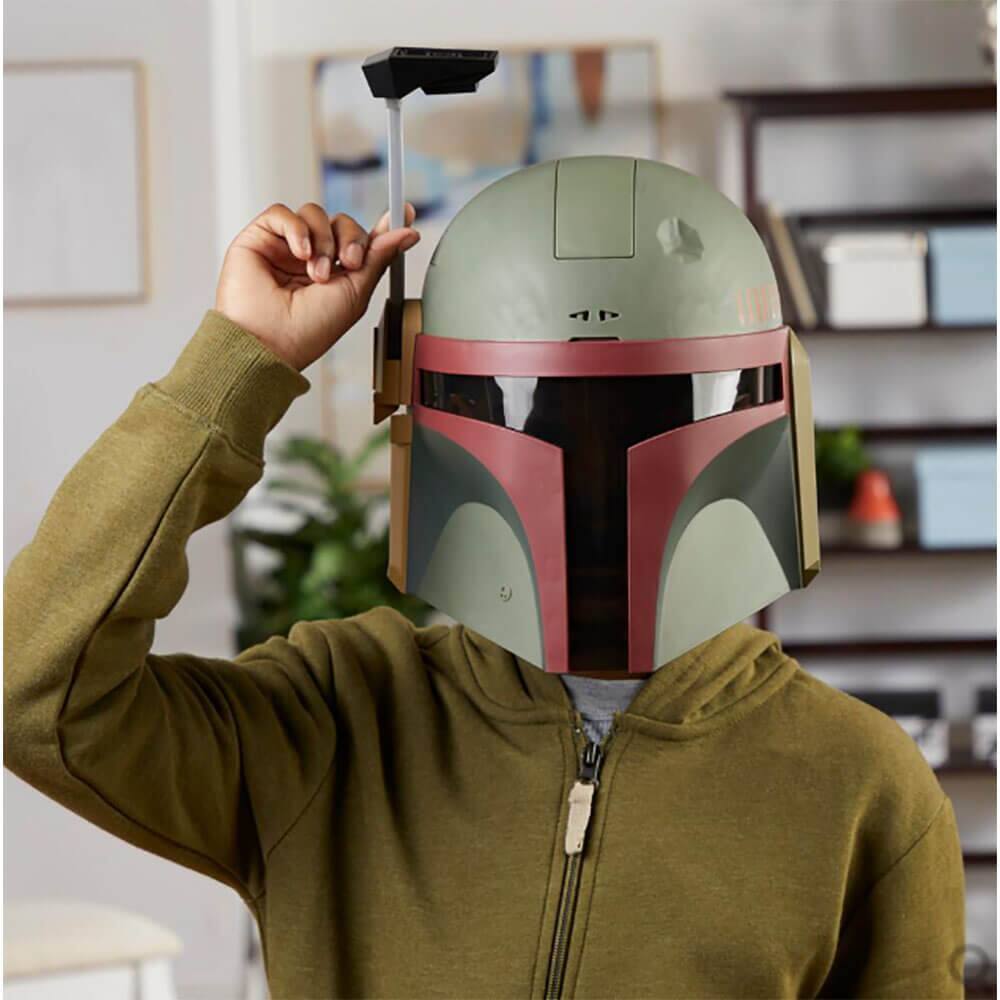 Alt View 2. Hasbro - Hasbro F6868 Star Wars Boba Fett Electronic Mask - Black.
