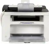 Front. Canon - FAXPHONE L100 Black-and-White All-In-One Laser Printer - White.