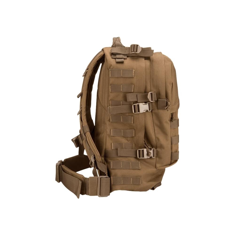 Left. Barska - Loaded Gear GX-200 Tactical Backpack - Flat dark earth.