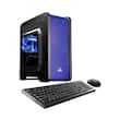 CybertronPC - Electrum Desktop - AMD A4-Series - 8GB Memory - 1TB Hard Drive - Blue - Larger Front