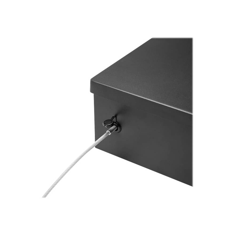 Alt View 13. Barska - Portable Digital Keypad Lock Box-Secure Travel Safe for Valuables, Steel Construction, Removable Tethering Cable - Black.