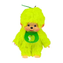 Sekiguchi Monchhichi Fruit Color Plush Doll - Apple Green