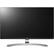Front. LG - 27" IPS LED 4K UHD FreeSync Monitor - Black, Silver, White.