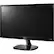 Angle. LG - 22MP48HQ-P 21.5" IPS LED FHD Monitor - Glossy Black With Textured Back Cover.