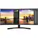 Front. LG - 34UC88-B 34" IPS LED UltraWide HD FreeSync Monitor (HDMI) - Black.