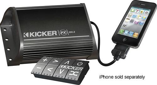 Front Standard. Kicker - Amplified Apple® iPod® and iPhone® Controller for Most Vehicles.