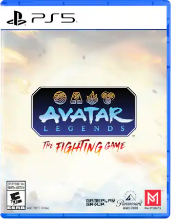 PS5 AVATAR LEGENDS TM THE FIGHTING GAME EVERYONE 10+ ENFANTS et ADULTES 10+ ESRB ART NOT FINAL
GAMEPLAY GRXUP
Paramount GAMES STUDIO
PM STUDIOS - E10+ (Everyone 10+)