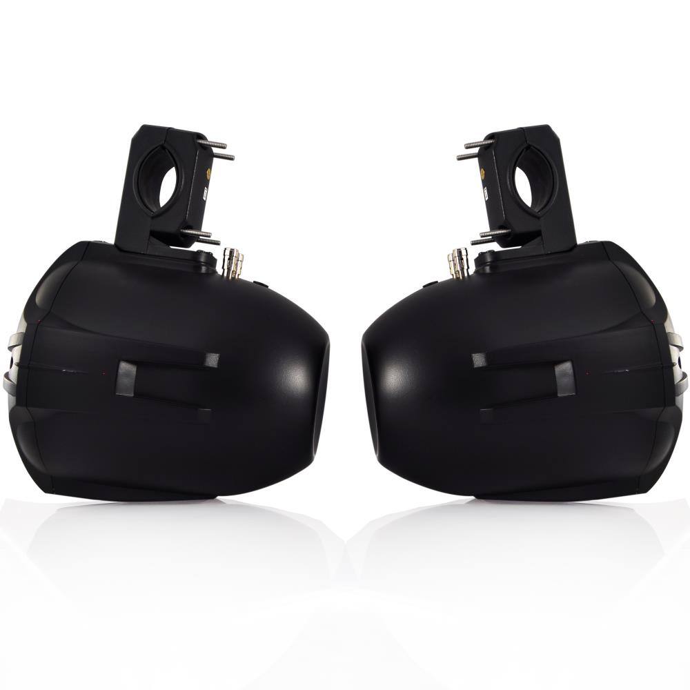 Back. PYLE - Pyle Waterproof Marine Wakeboard Tower Speakers - - Black.