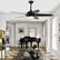 Alt View 2. Costway - Costway 52'' Ceiling Fan with LED Lights & Remote Control 1/2/4/8H Timer & 3 Fan Speeds - Black.